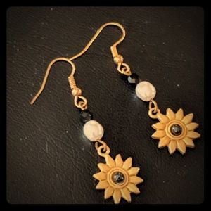 Gold Metal Earrings